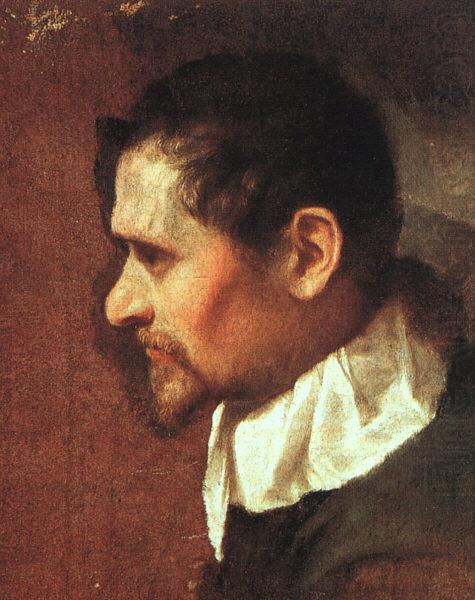 CARRACCI, Annibale Self-Portrait in Profile sdf china oil painting image